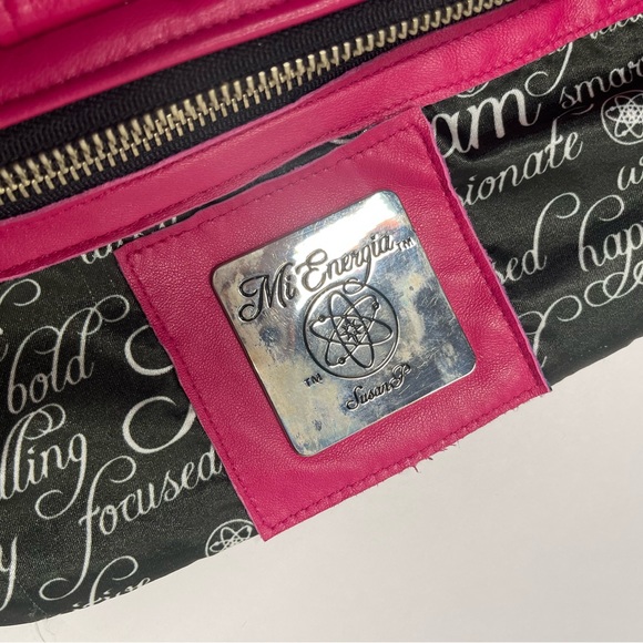 Pink Fuchsia Italian Leather Handbag - Picture 7 of 8